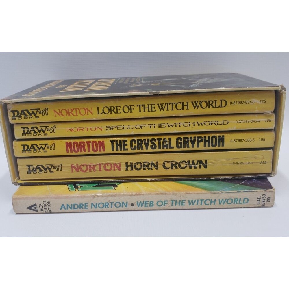 Witch World Series Books by Andre Norton 5 Vintage Paperbacks 4 In box set